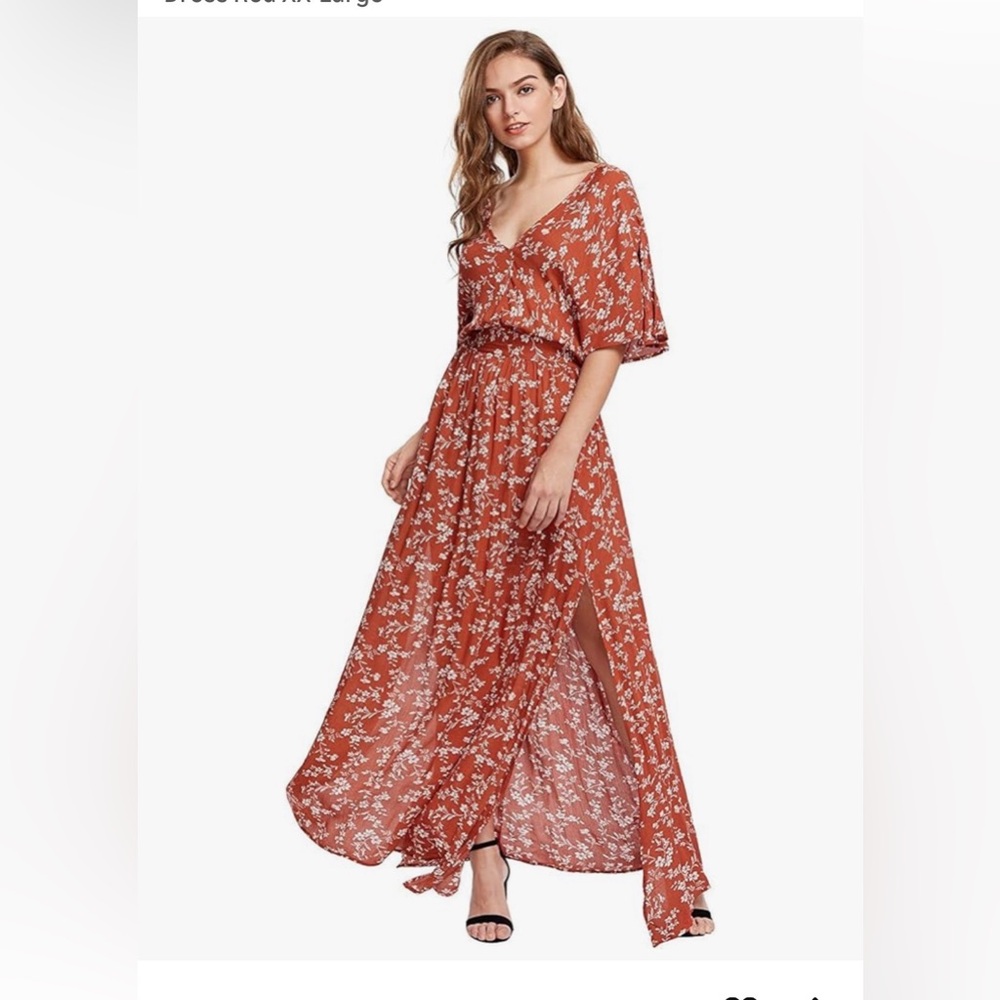 Split Flutter Sleeve Long Asymmetrical, Side Spli… - image 3